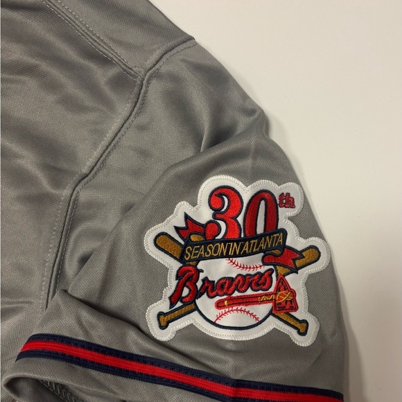 Mitchell & Ness Cooperstown Collection Chipper Jones Jersey-Size XL-Braves 1995 - Picture 2 of 10